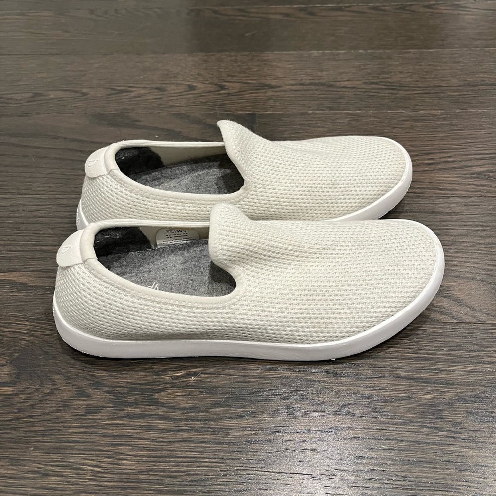 Allbirds Women's Tree Loungers - Kaikoura White (White Sole) | Size: 9